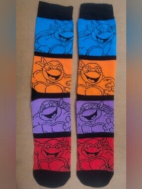 Teenage Mutant Ninja Turtles Viacom 2025 Socks  NWOT
